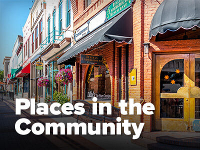 Places in the community